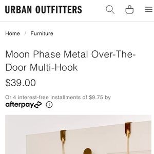 UO Moon Phase Door Hook